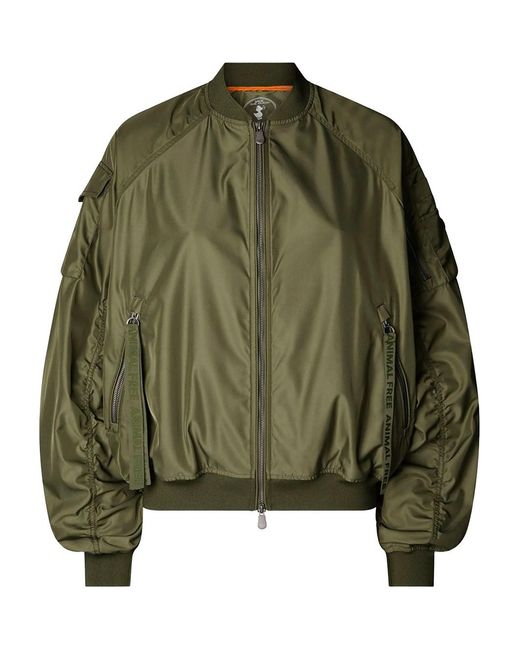 Save The Duck Green Lil Bomber Jacket