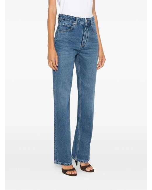 Victoria Beckham Blue Julia Regular Fit Jeans