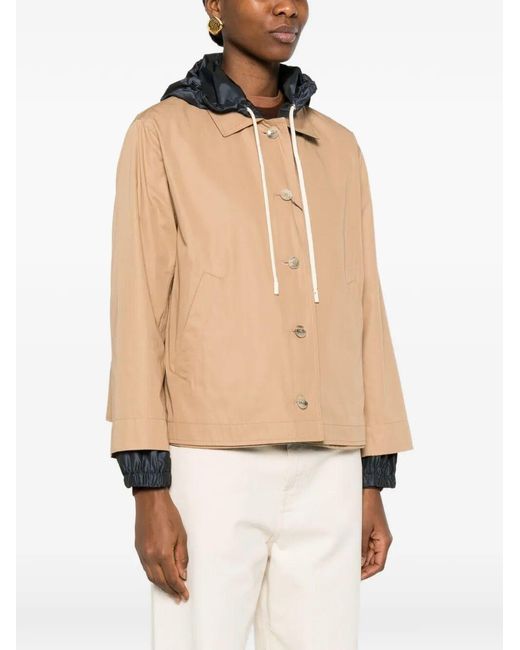 Herno Natural Reversible Gabardine Short Jacket
