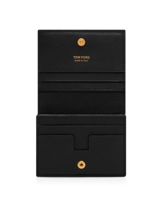 Tom Ford Black Compact Wallet Accessories
