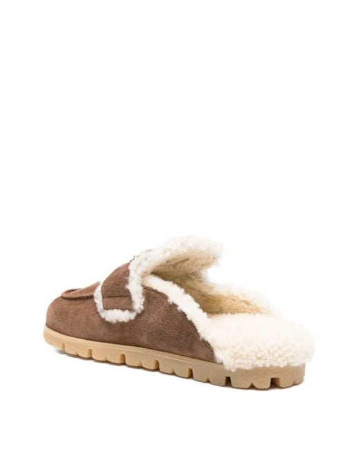 Prada Brown Slippers