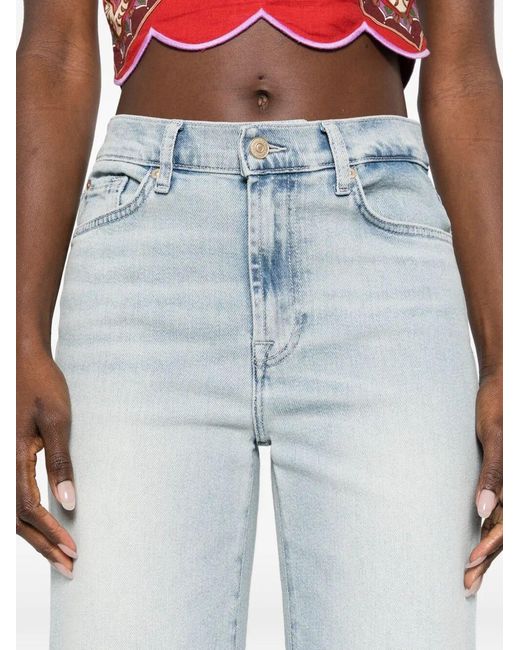 7 For All Mankind Blue Modern Dojo
