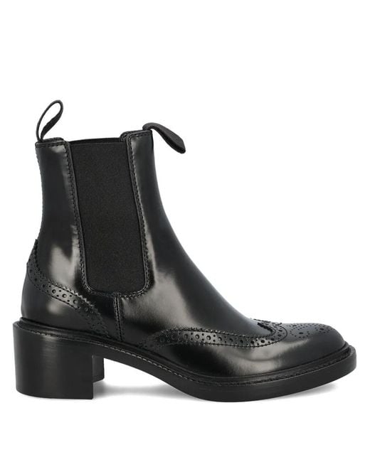 Saint Laurent Black Vincent Smooth Leather Chelsea Boots