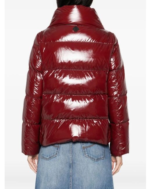 Herno Red Shiny Nylon Jacket