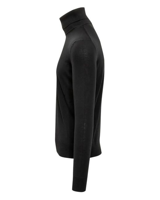 Tom Ford Black Turtleneck Wool Sweater for men