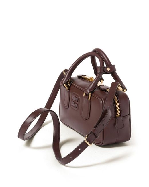 Miu Miu Brown Arcadie Regular Leather Bag