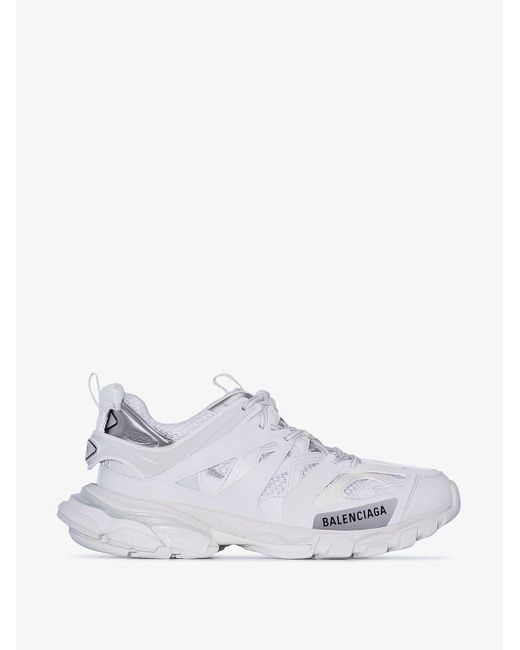 Balenciaga Track Reflective Sneakers in White - Save 41% | Lyst