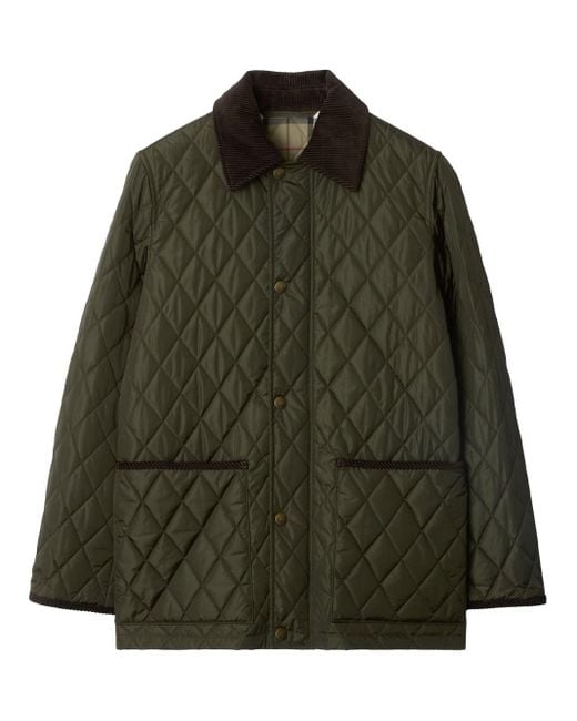 Burberry Black Diamond-Quilting Jacket