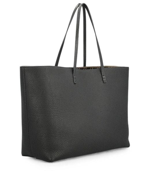 Fendi Black Roll Medium Shopping Bag By