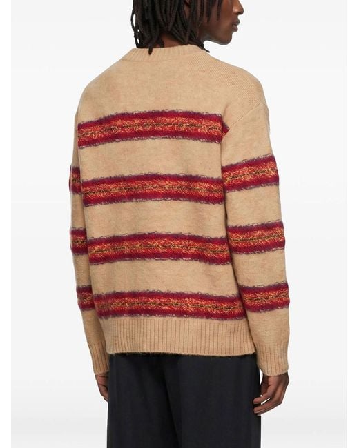 Dries Van Noten Pink Master 4755 M.K.Sweater Ecr for men