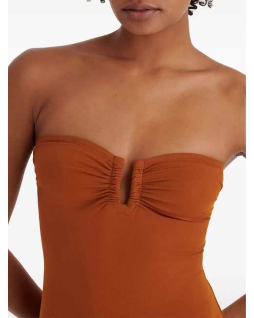 Eres Brown Cassiopée Mini Swimsuit