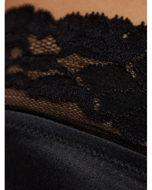 Dolce & Gabbana Black Lace-Trimmed Briefs