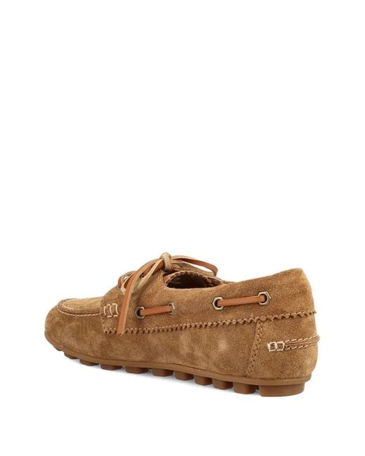 Hogan Brown Sailor Shoes