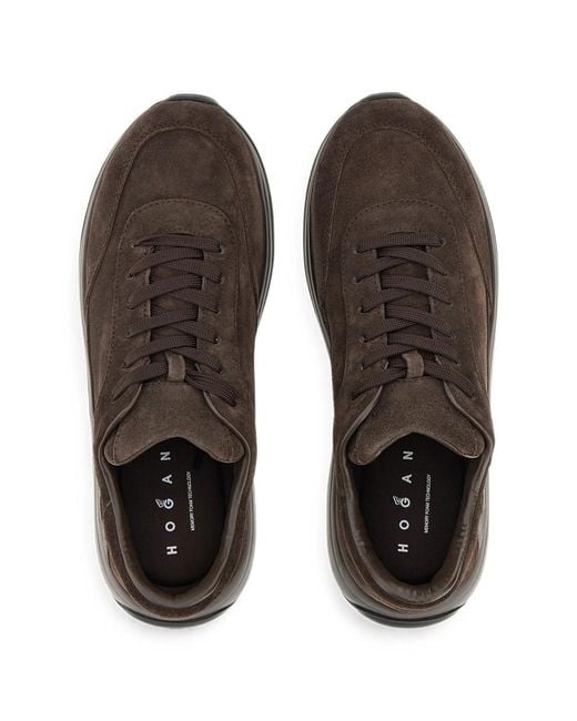 Hogan Brown Sneakers Hi-Light for men