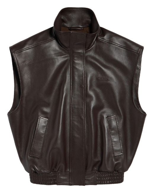 Balenciaga Black Sleeveless Blouson