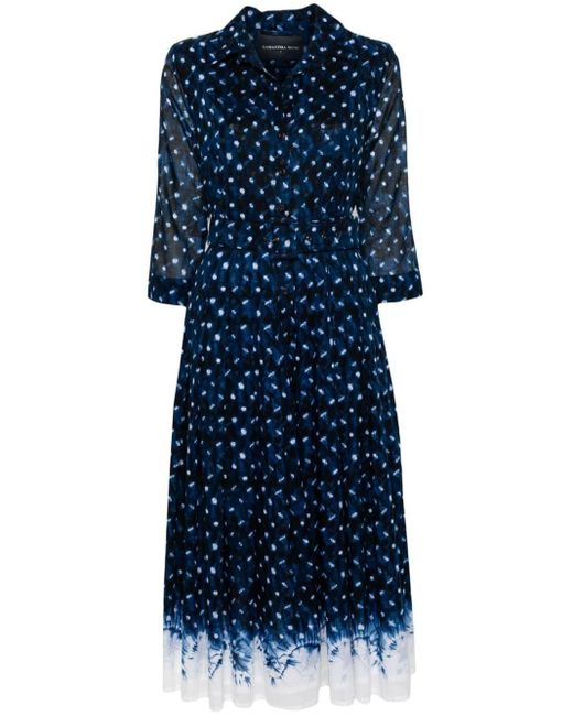 Samantha Sung Blue Dress Dress