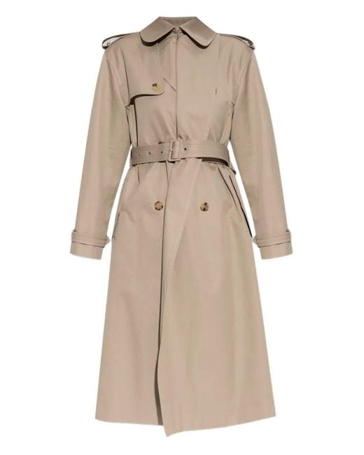 McQueen Natural Belted Trench Coat