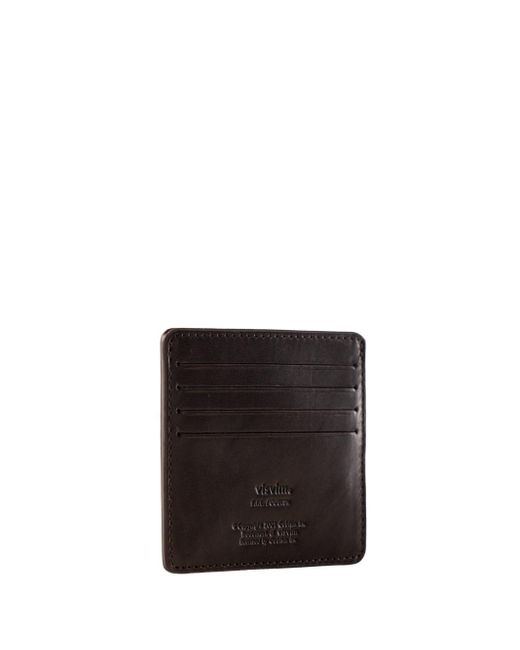 Visvim Leather Card Case in Purple for Men | Lyst