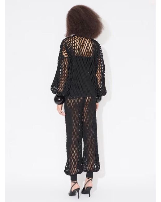 Alaïa Blue Second-Skin Knit Bustier Body Clothing