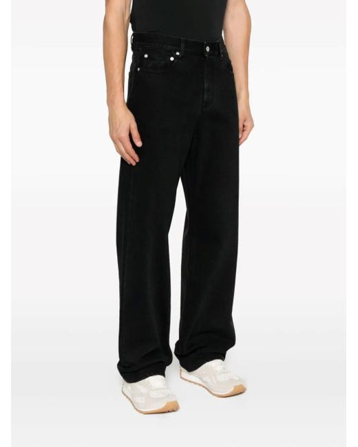 Jacquemus Black Wide-Leg Jeans With Modern Relaxed Fit for men