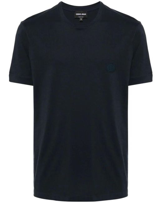 Giorgio Armani Black Jersey T-Shirt for men