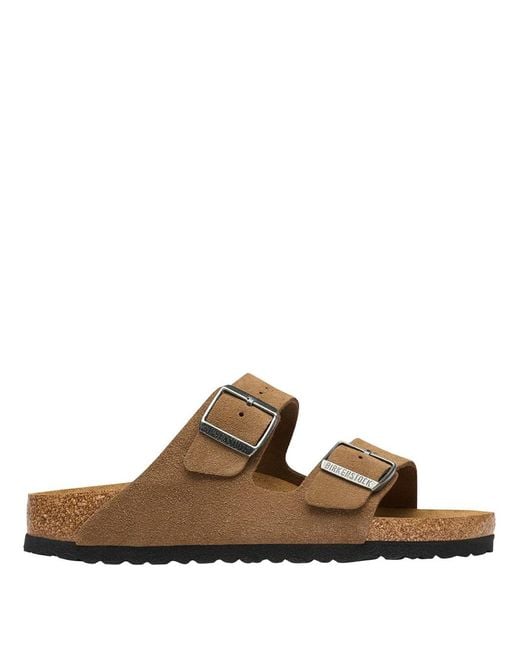 Birkenstock Brown Arizona Suede Leather Sandals