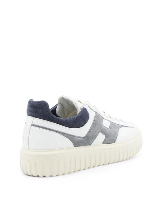Hogan White Sneakers H-Stripes for men