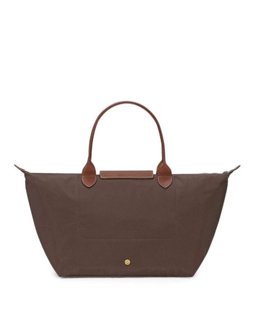 Longchamp Brown Bag With Handle L Le Pliage Original