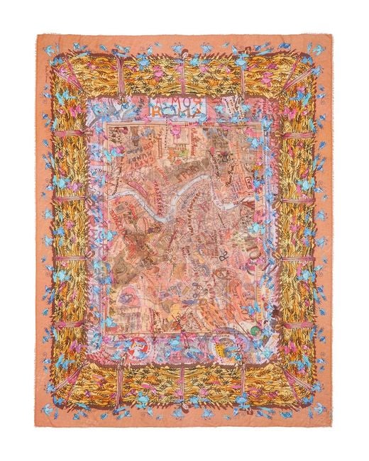 Faliero Sarti Pink Collaboration With Paolo Fiumi: New Rome Stole