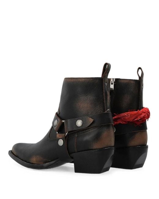 Golden Goose Deluxe Brand Red Debbie Low Boots