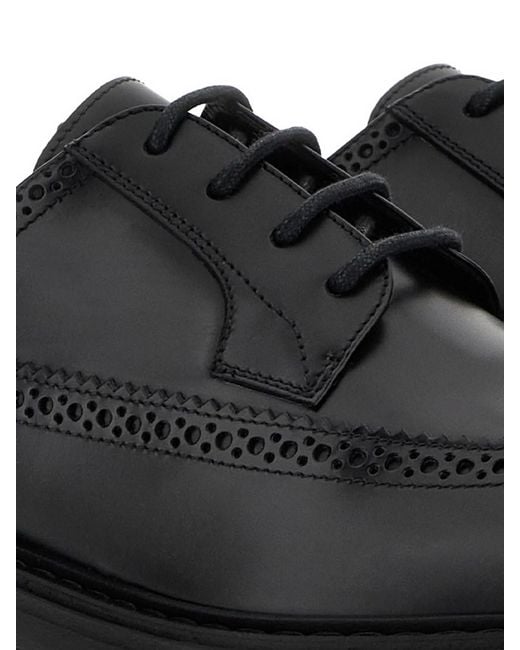Hogan Black Derby H704 for men