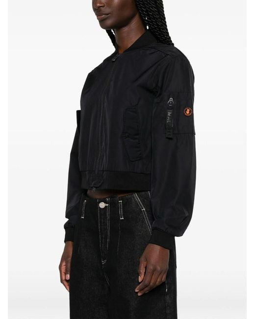 Save The Duck Black Nora Bomber Jacket