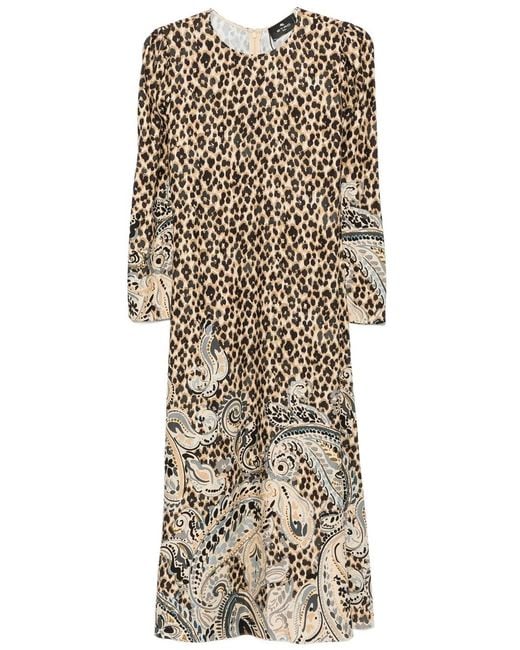 Etro Natural Midi Dress