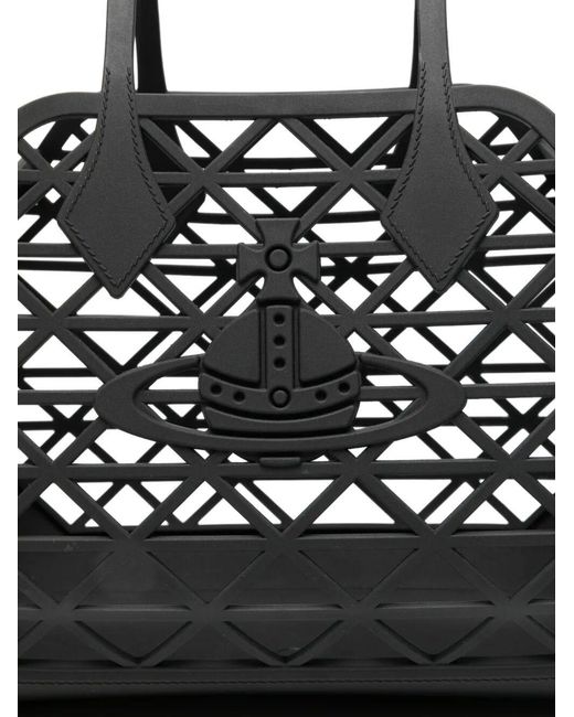 Vivienne Westwood Black Top-Handle Tote