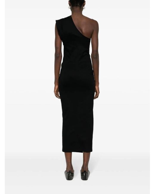 Isabel Marant Black Maude Asymmetrical Dress