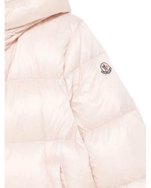 Moncler Natural Serittes Hooded Short Down Jacket