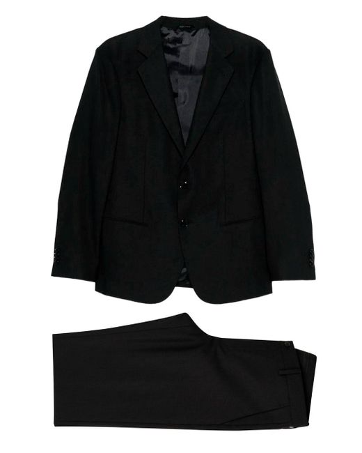 Giorgio Armani Black Single-breasted Suit Clothing for men