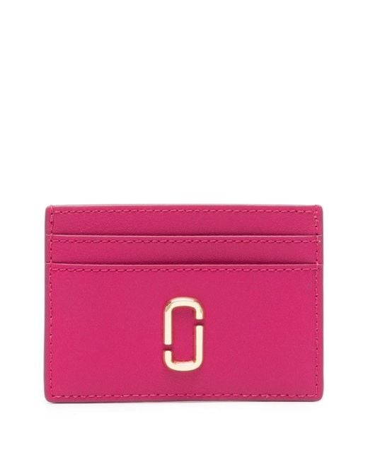 Marc Jacobs Pink The J Marc Leather Card Holder