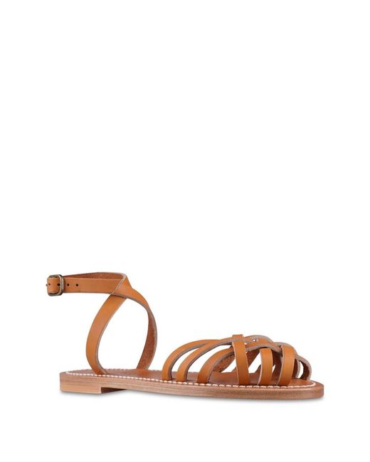 K. Jacques Brown Demetria Sandals