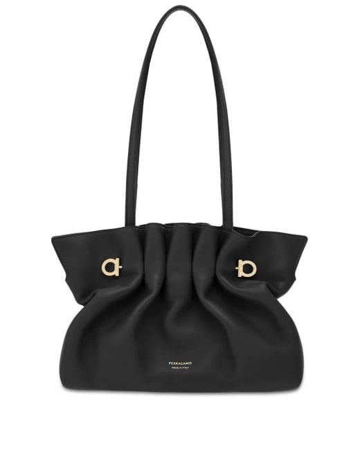 Ferragamo Black Small Soft-Bag