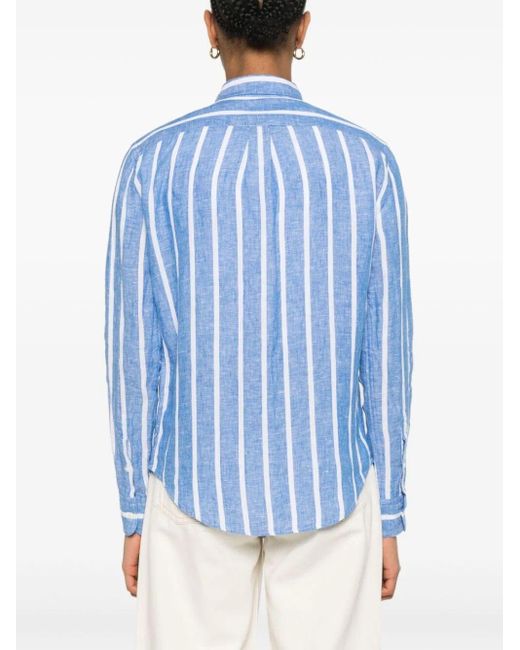 Camicia a righe di Polo Ralph Lauren in Blue