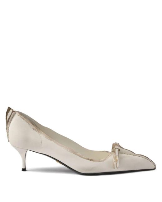 Prada Natural Leather Pumps