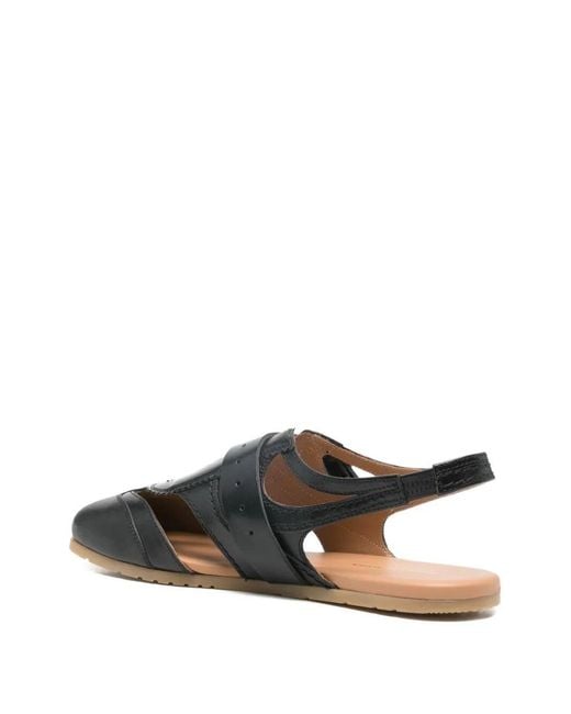 Dries Van Noten Black Solid Sandals for men