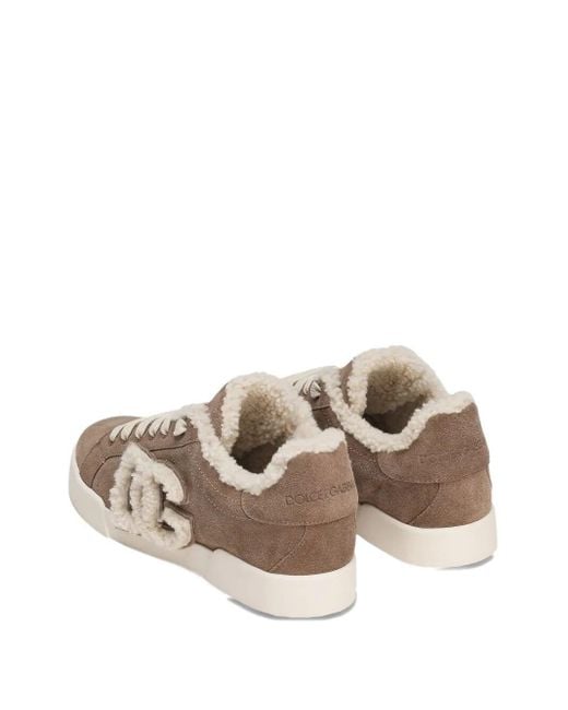Dolce & Gabbana Brown Portofino Sneakers