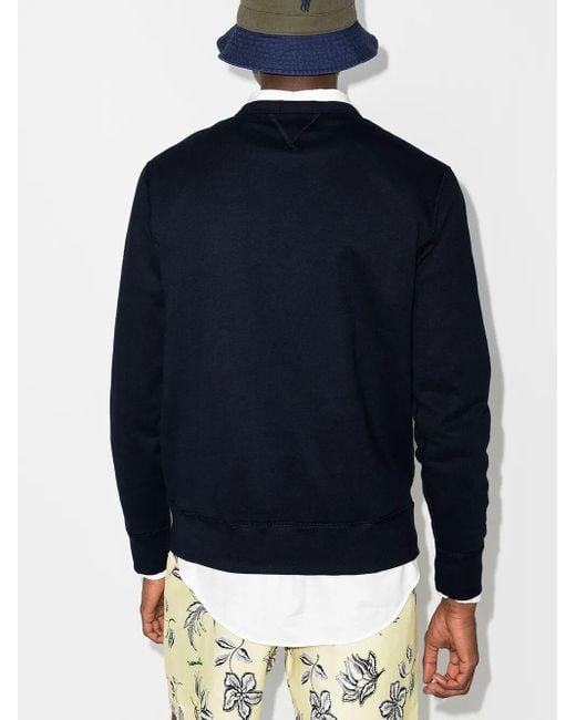 Polo Ralph Lauren Blue Polo Pony Crewneck Sweatshirt for men