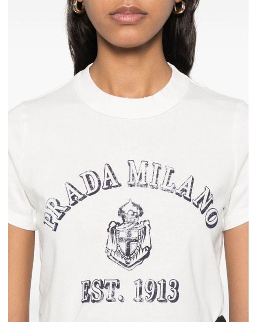 Prada White T-Shirts
