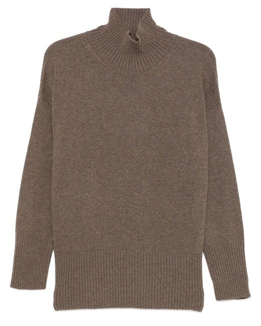 Roberto Collina Brown Turtleneck