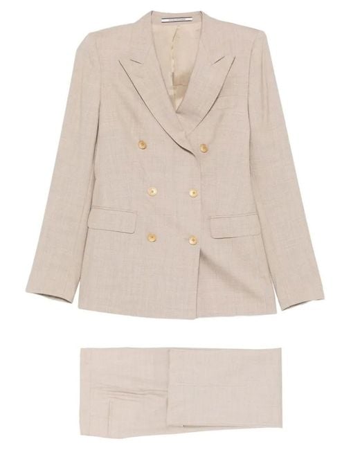Tagliatore Natural Parigi Double-Breasted Wool Blend Suit