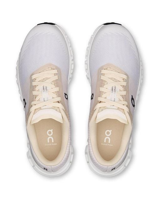 On Shoes White Cloud 6 Push Sneakers