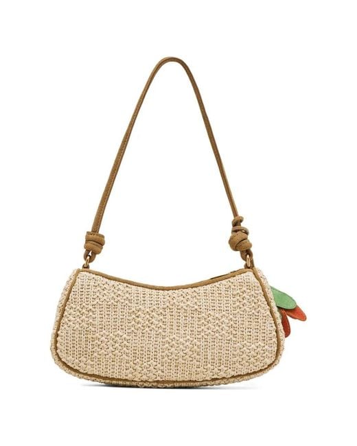 Marc Jacobs Metallic The Shoulder Bag Rafia Bag